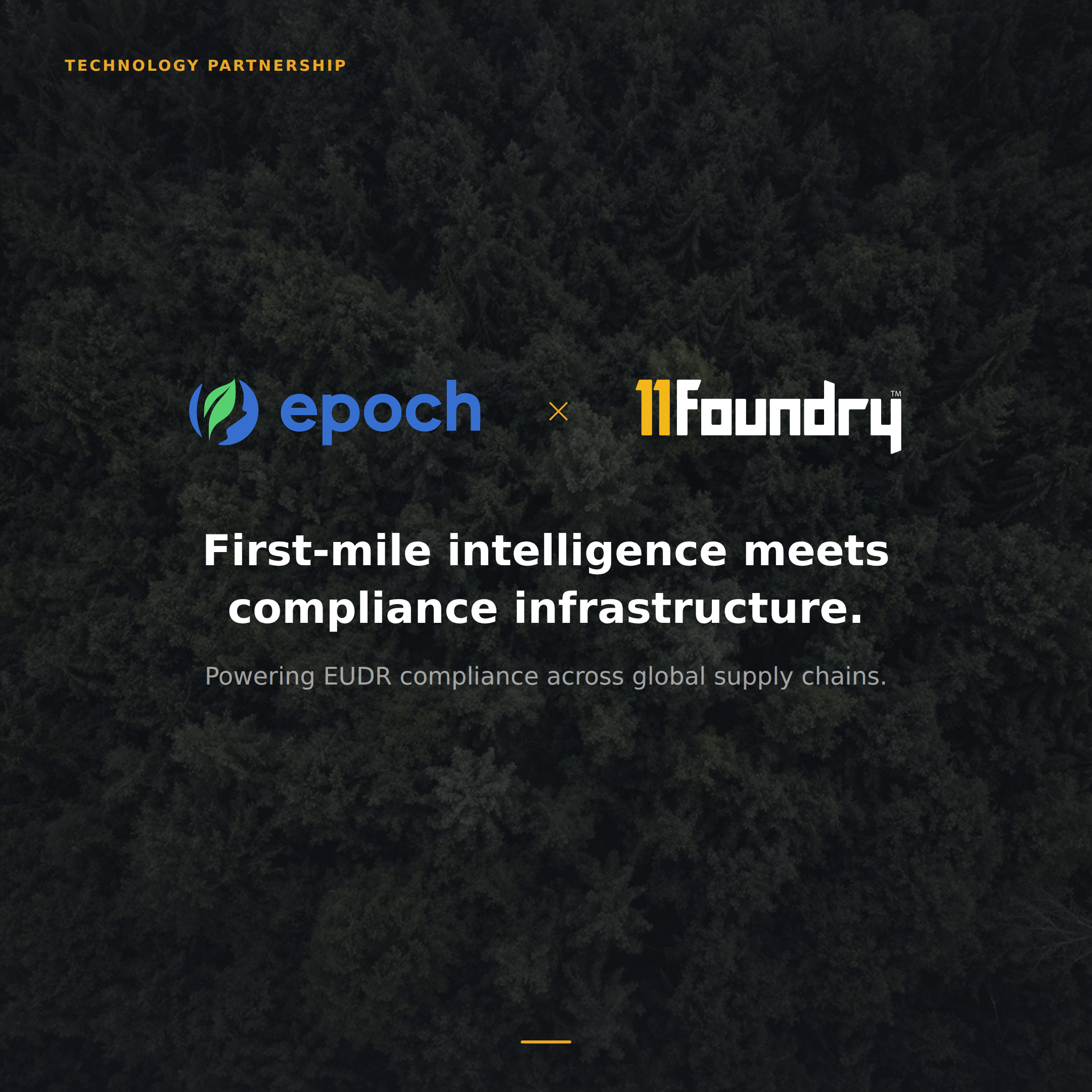 11Foundry and Epoch partnership announcement