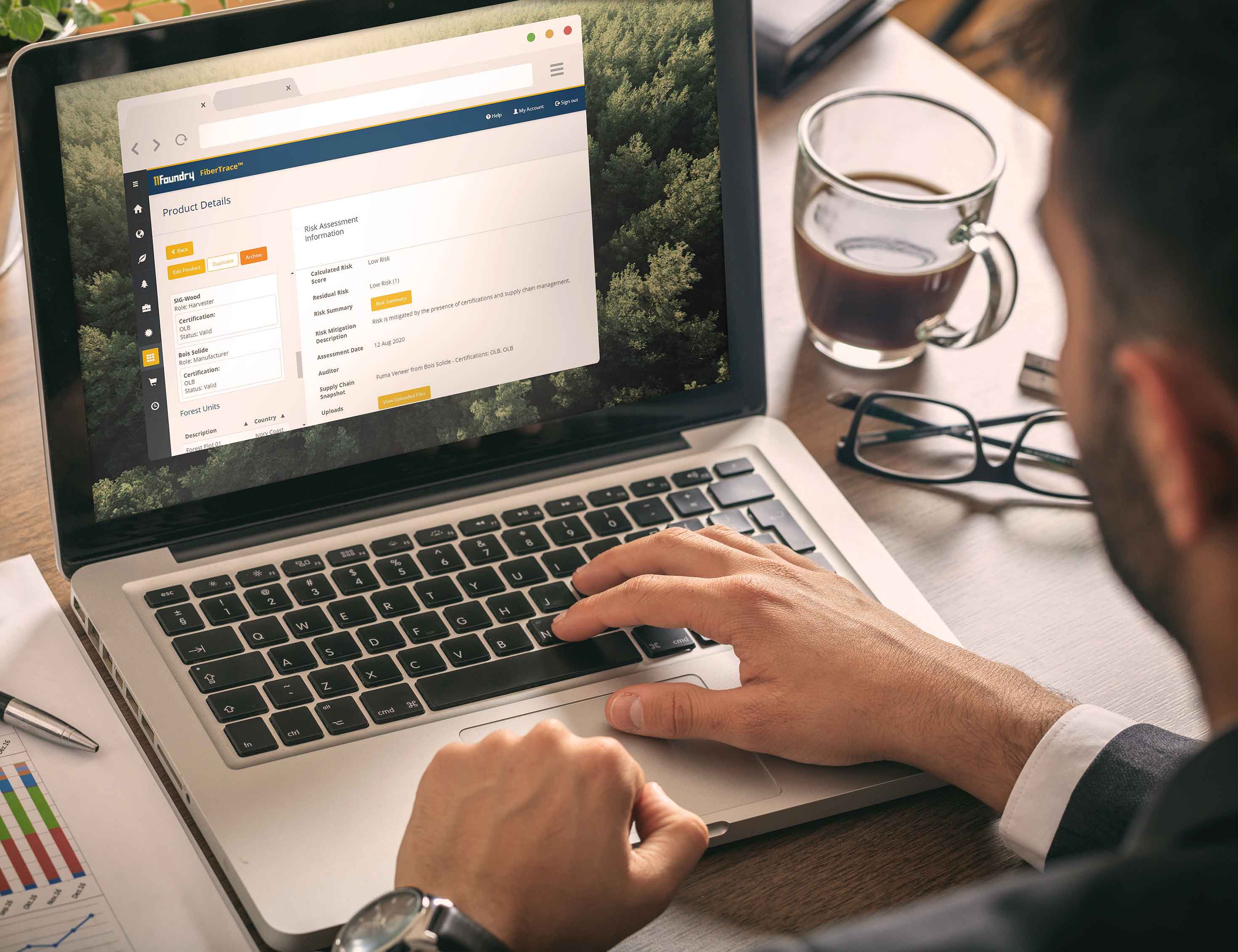 Command Center dashboard showing compliance overview